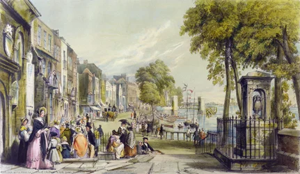 Ansicht von Cheyne Walk, Chelsea, 1840